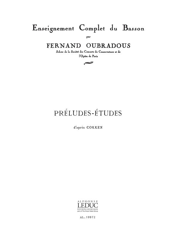 Préludes-Etudes