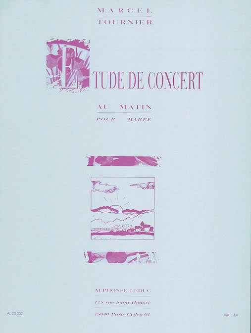 Au Matin, étude de concert pour harpe