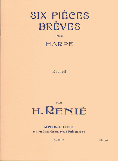 6 Pièces brèves pour harpe