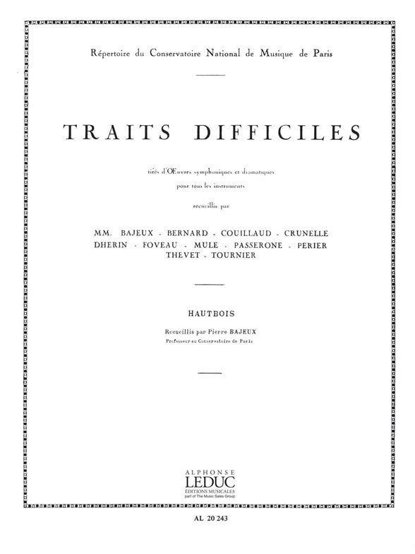 Traits difficiles