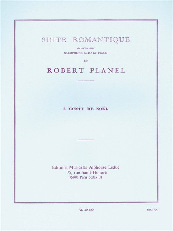 Suite romantique n° 5 - Berceuse du petit Sapin