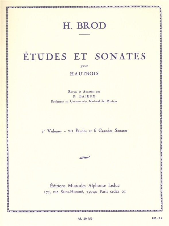 Etudes et Sonates Volume 2