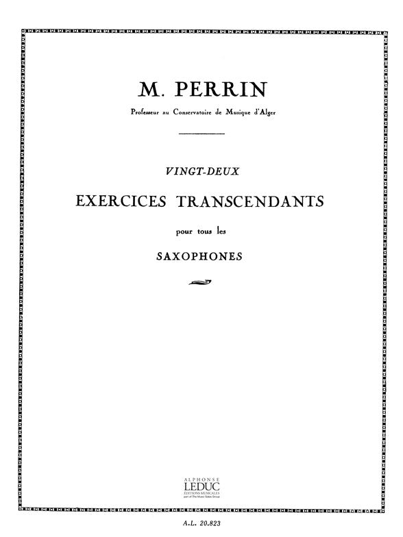 22 Exercices Transcendants