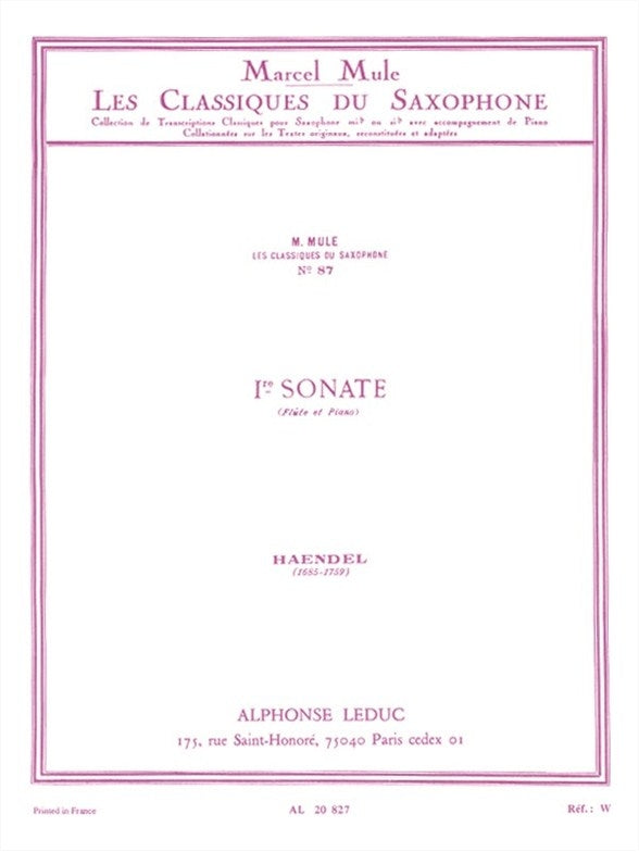 Flute Sonata n° 1