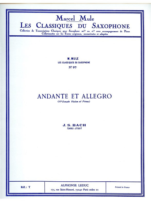 Andante Et Allegro