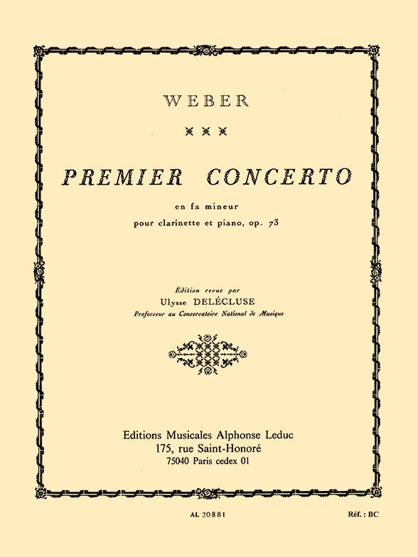 Concerto n° 1 en fa mineur