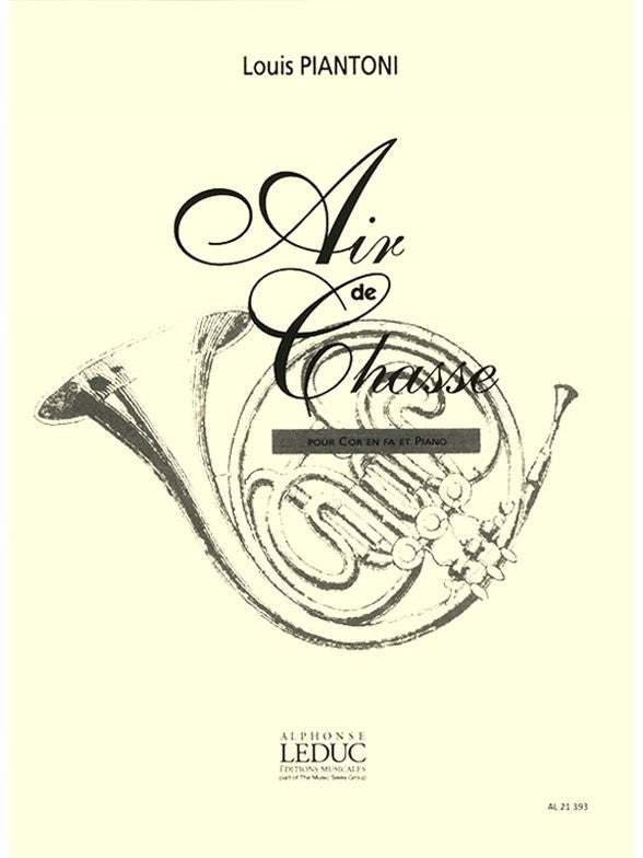 Air De Chasse Cor Et Piano