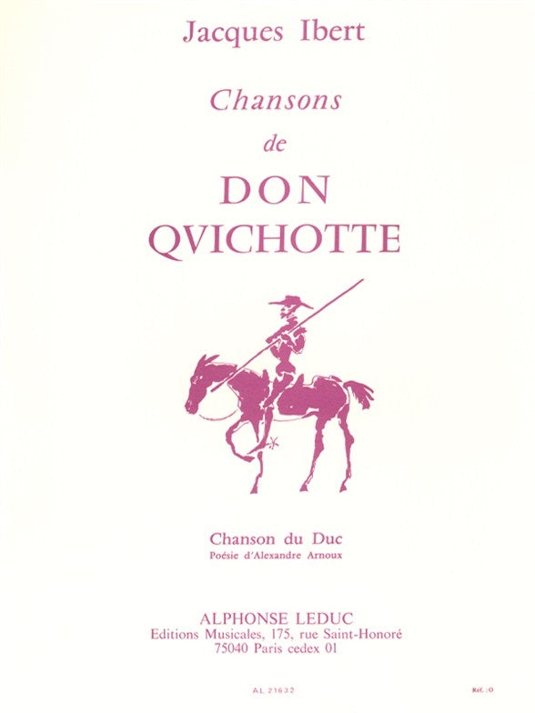 Chansons De Don Quichotte n° 3 - Chanson Du Duc
