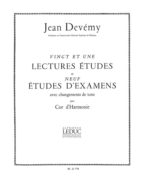 21 Lectures-Etudes & 9 Etudes dExamens