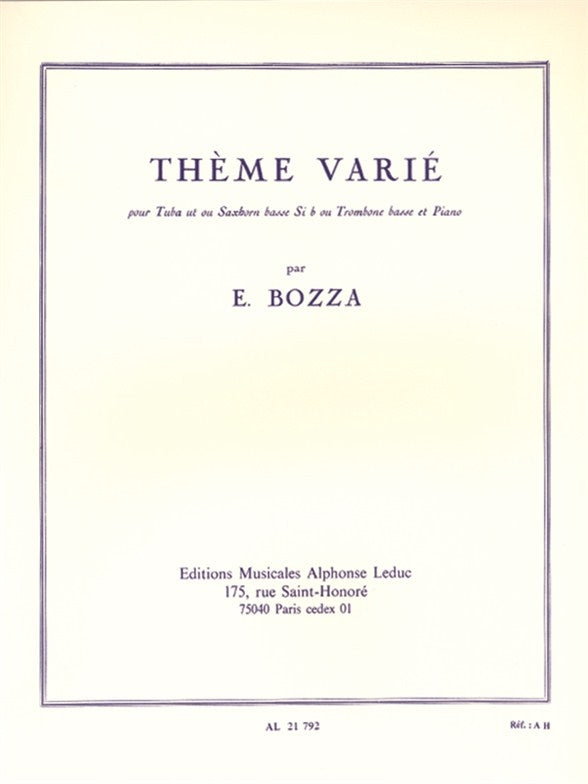 Thème Varié