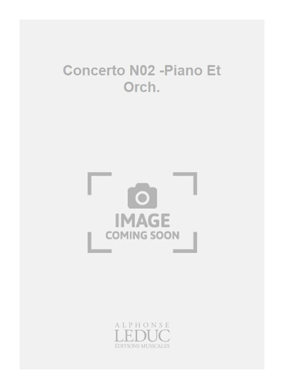 Concerto N02 -Piano Et Orch.