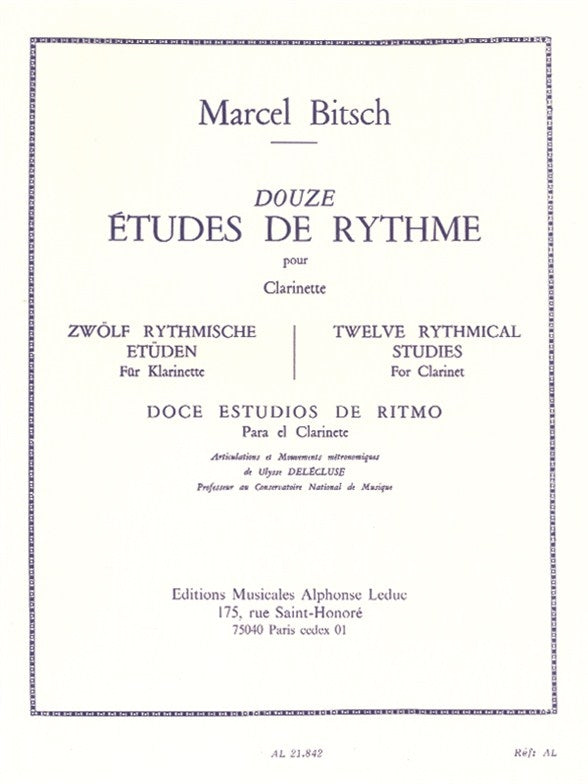 12 Études De Rythme