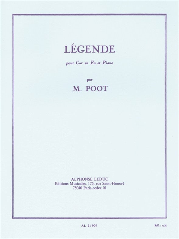 Legende Cor En Fa Et Piano