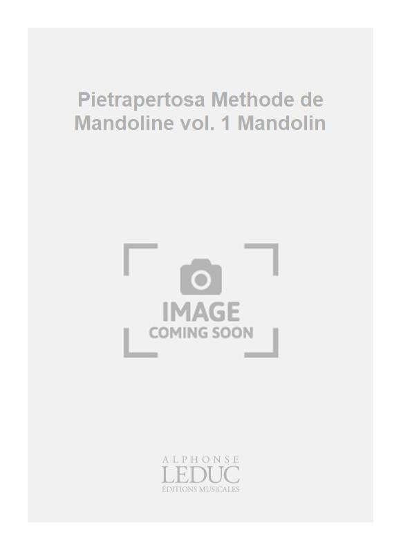 Pietrapertosa Methode de Mandoline vol. 1 Mandolin