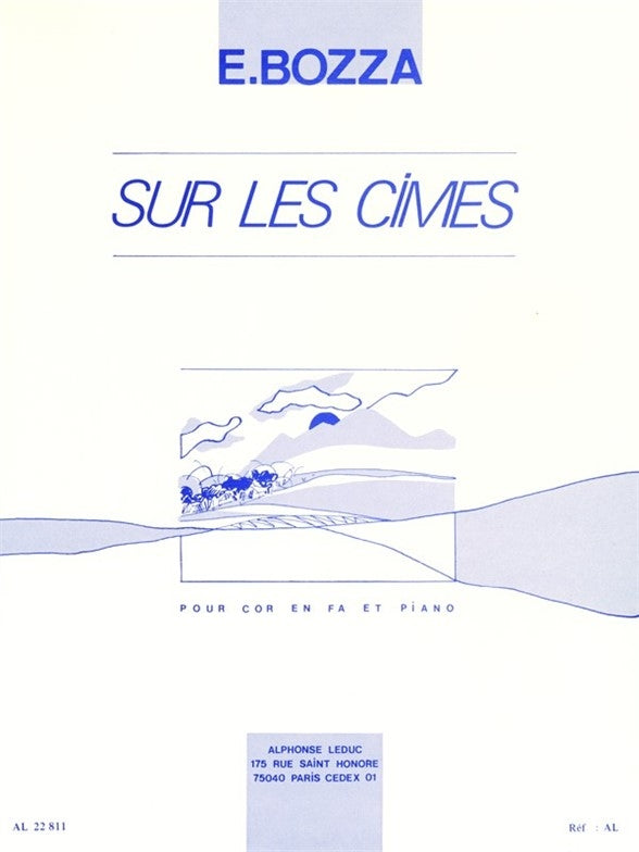 Sur les cimes pour cor et piano