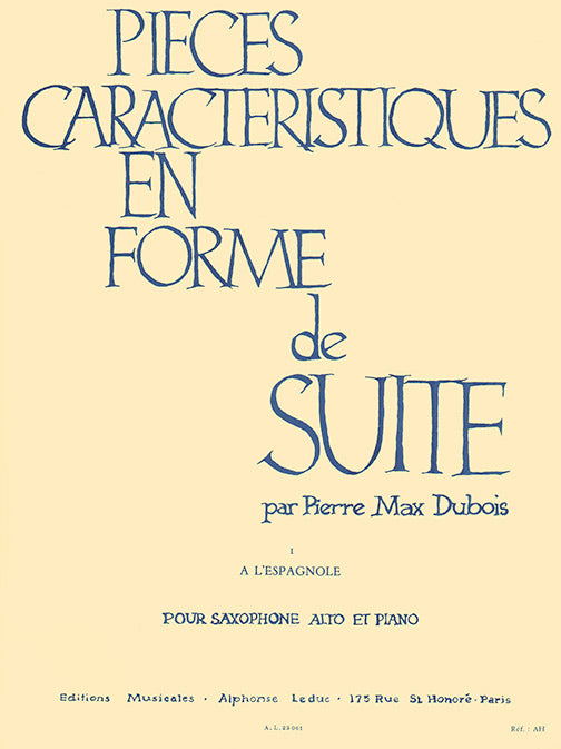 À L'Espagnole (Pièces Caractéristiques En Forme De Suite Op.77)