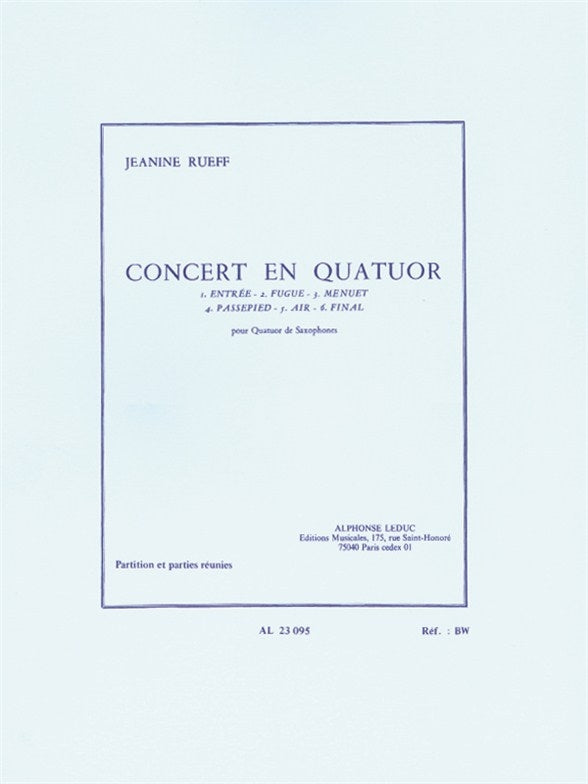 Concert En Quatuor