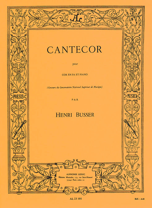 Cantecor Cor En Fa Et Piano