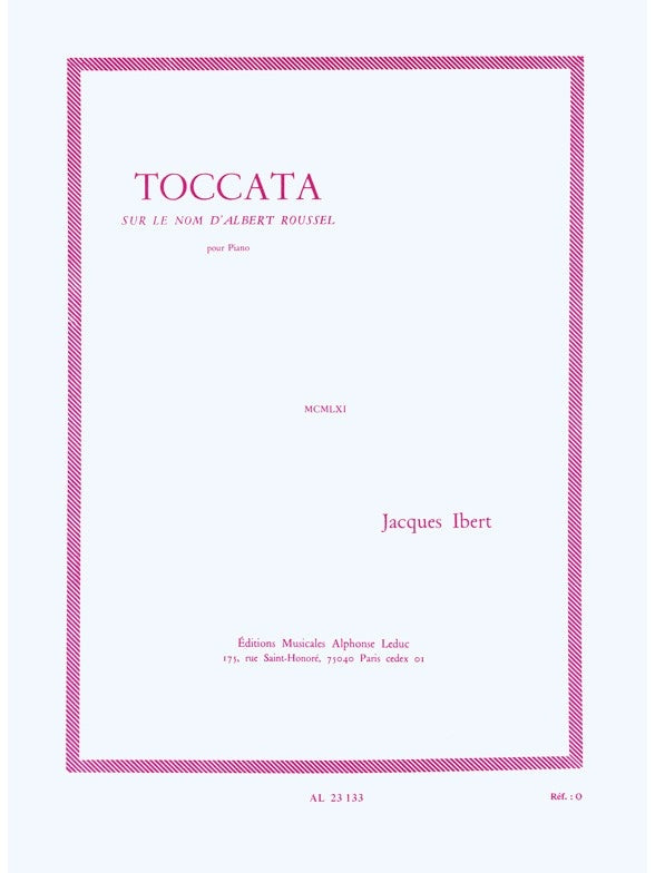 Toccata Sur Le Nom d'Albert Roussel