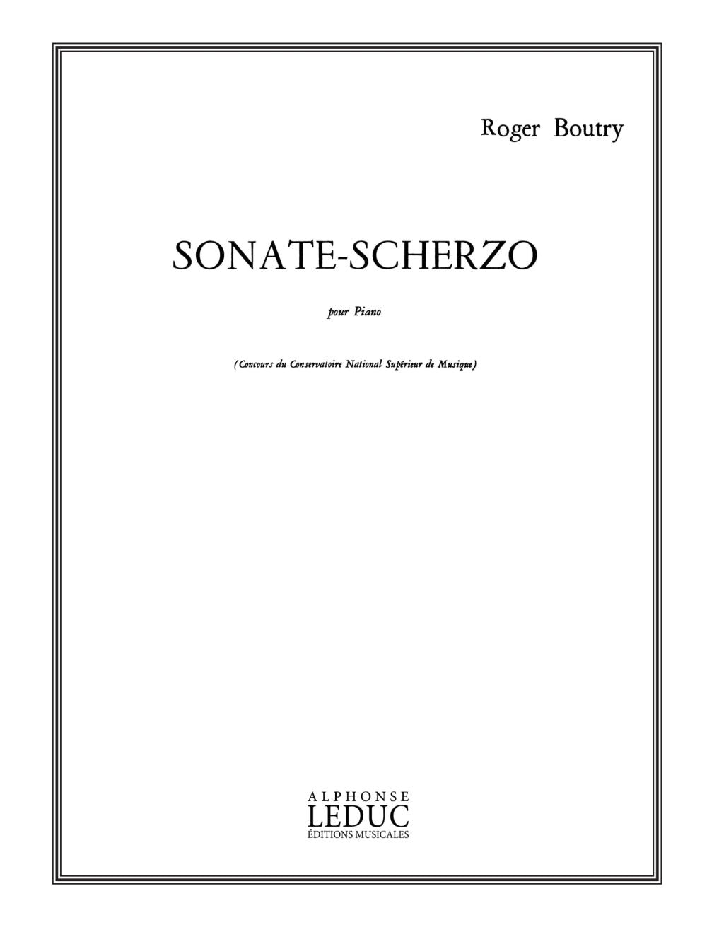 Sonate Scherzo