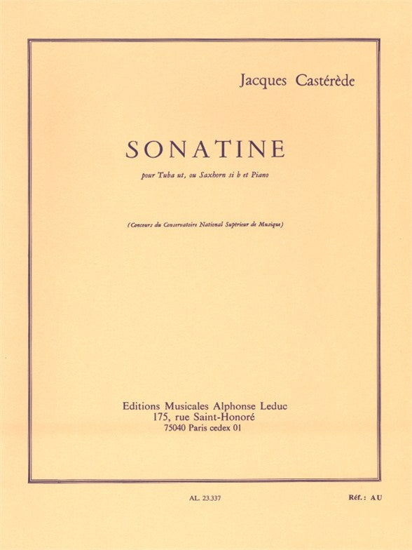 Sonatine pour tuba et piano