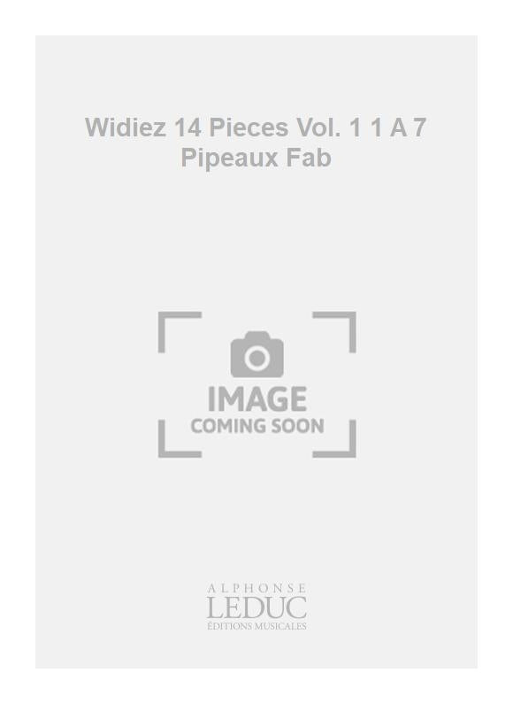 Widiez 14 Pieces Vol. 1 1 A 7 Pipeaux Fab