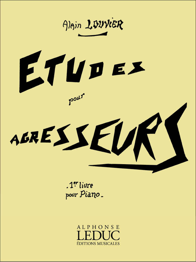 Études pour Agresseurs, 1er livre