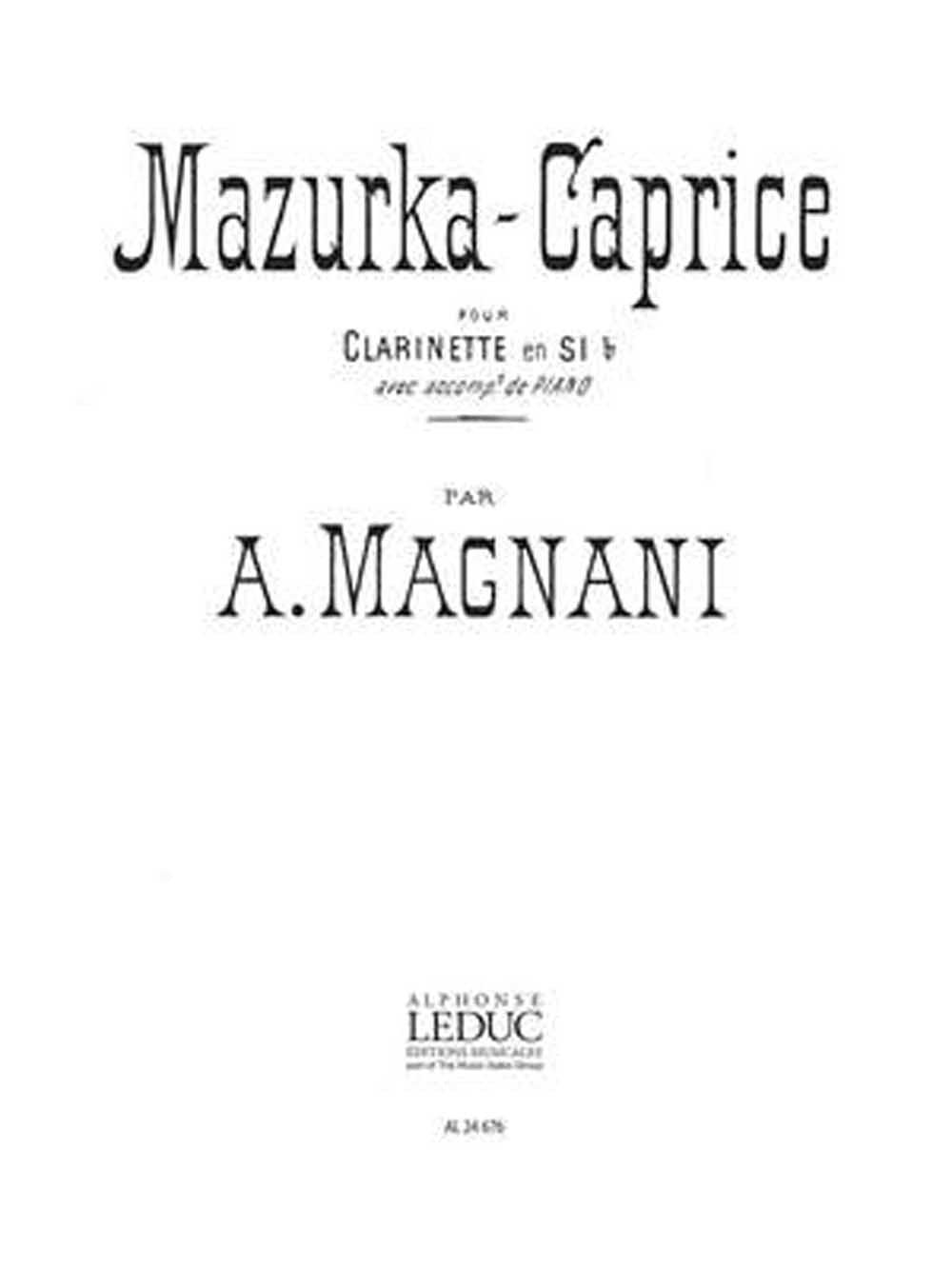 Mazurka Caprice
