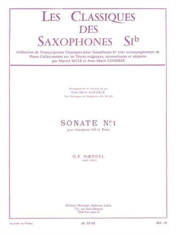 Sonate n° 1