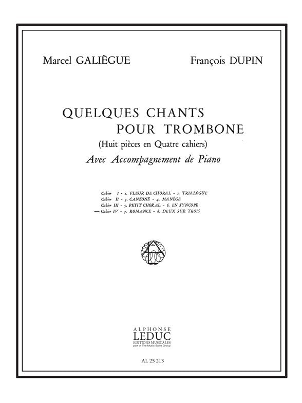 Quelques Chants Vol 4 - Romance-2 Sur 3