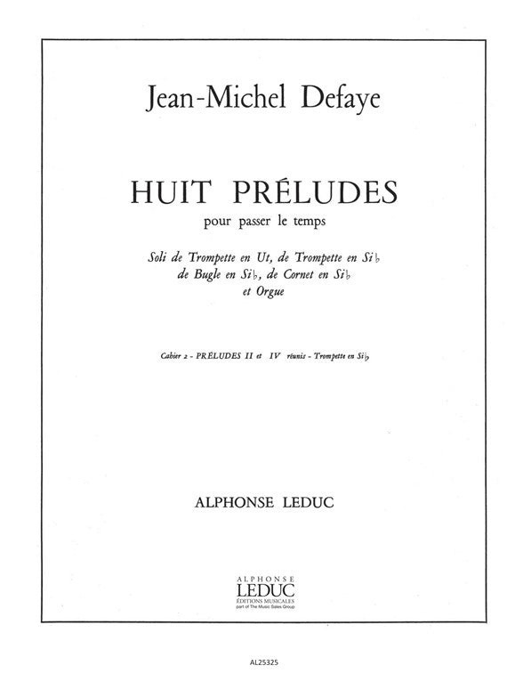 8 Préludes pour passer le Temps Volume B