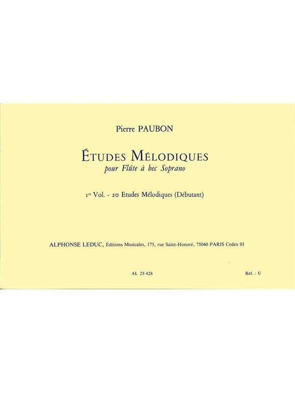 Études Mélodiques