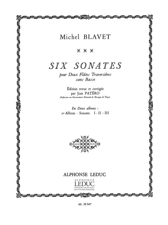 6 Sonates Volume 1: n° 1 - n° 3