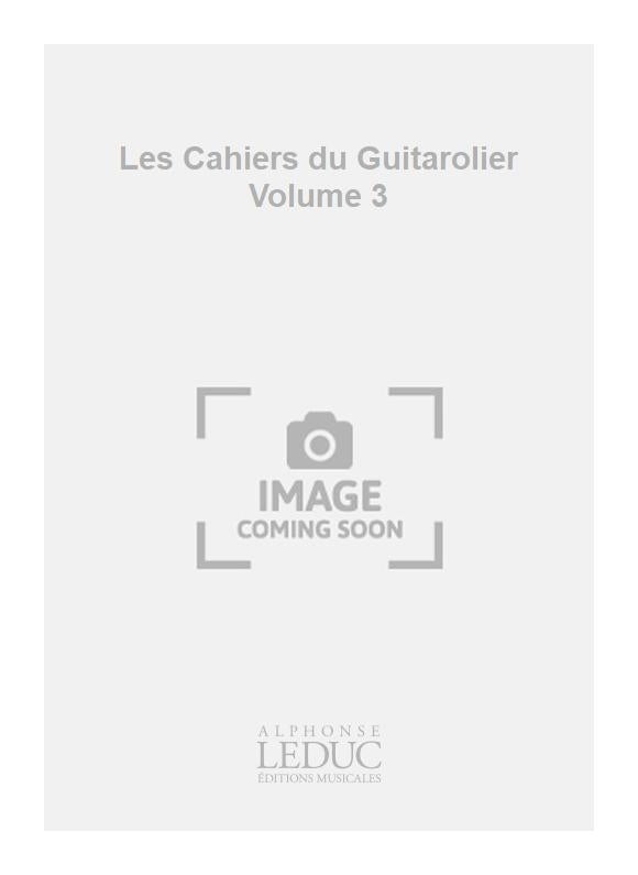 Les Cahiers Du Guitarolier Volume 3 - Autour De Lully