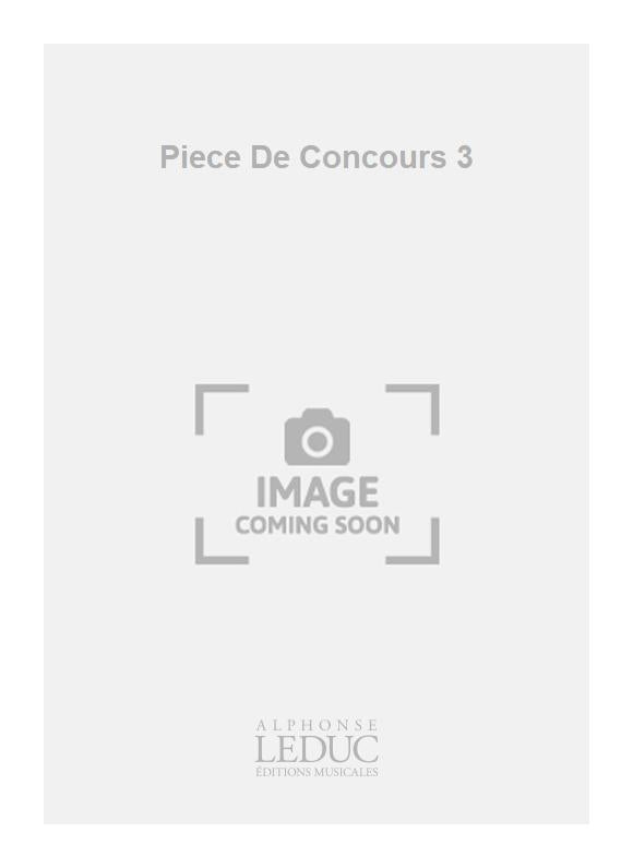Pièce De Concours III
