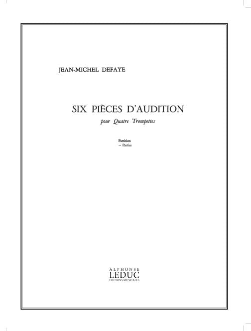 6 Pièces d'Audition - 4 Trompettes