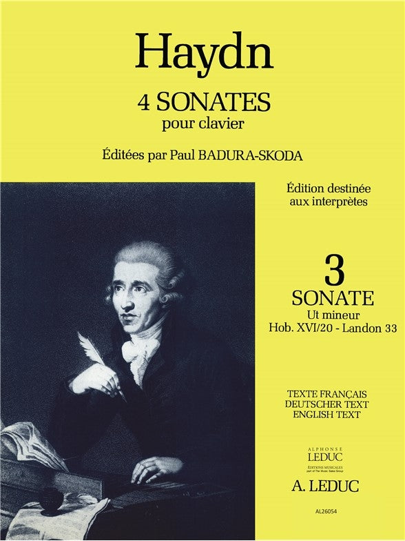 Sonate n°3 Extrait de 4 Sonates Hob.16