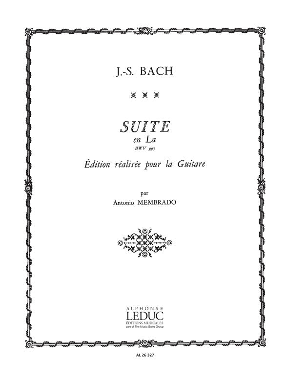 Suite n° 2, BWV997 en la majeur
