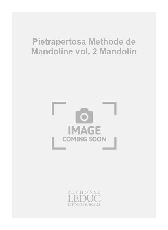 Pietrapertosa Methode de Mandoline vol. 2 Mandolin