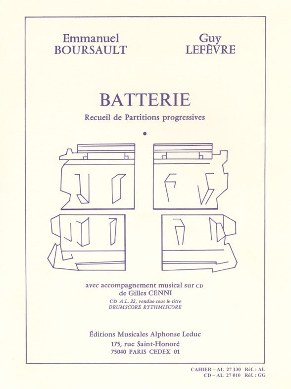 Batterie - Receuil De Partitions Progressives