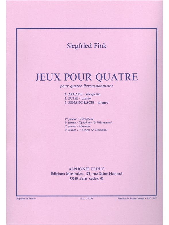 Jeux pour Quatre