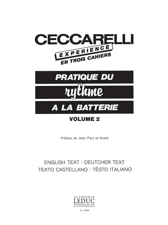 Ceccarelli-Experience Volume 2