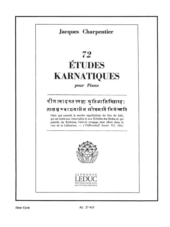 72 Études Karnatiques Cycle 05