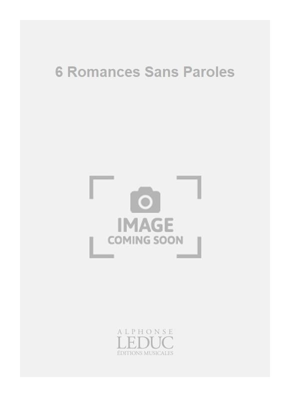 6 Romances Sans Paroles