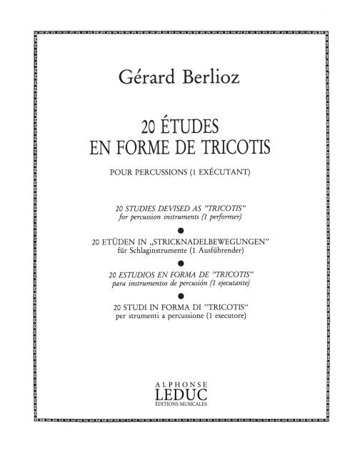 20 Etudes En Forme De Tricotis