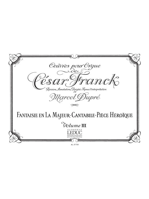 Organ Works Volume 3