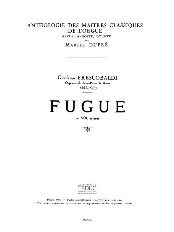 Fugue En Sol Mineur