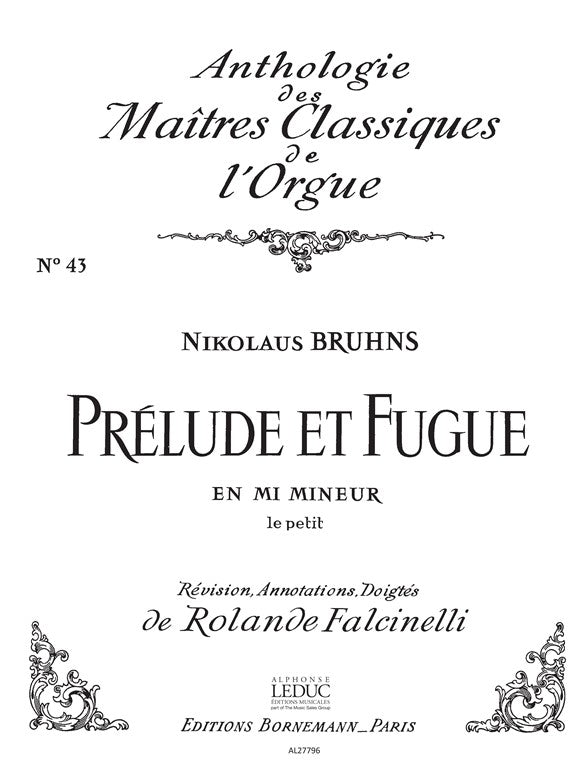 Prélude Et Fugue En Mi Mineur