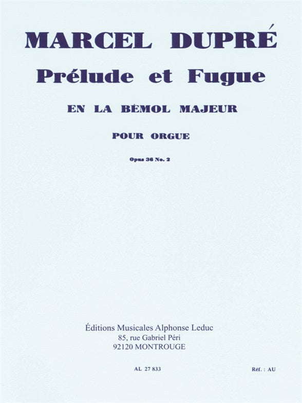 Prélude et Fugue en la-Flat Major