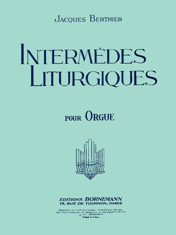Intermedes Liturgiques